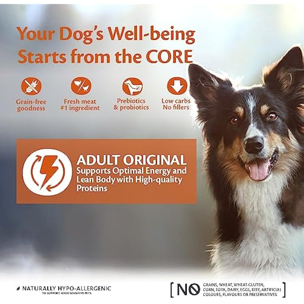Wellness CORE Grain-Free Adult Dog Food - Chicken & Turkey - 10kg