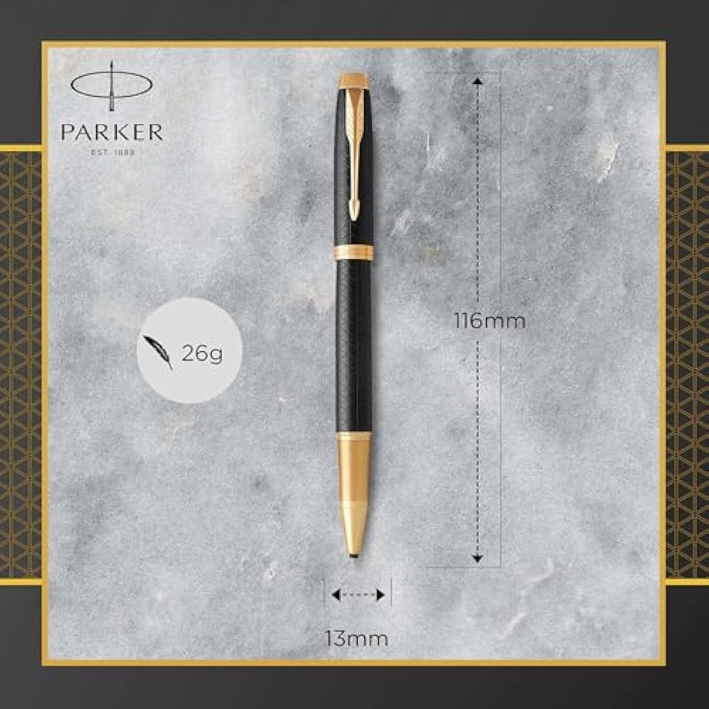 Parker IM Rollerball Pen – Premium Black Fine Point with Gift Box