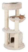 TRIXIE Baza Cat Tree – 38.5 Inch Scratching Post with Plush Hammock