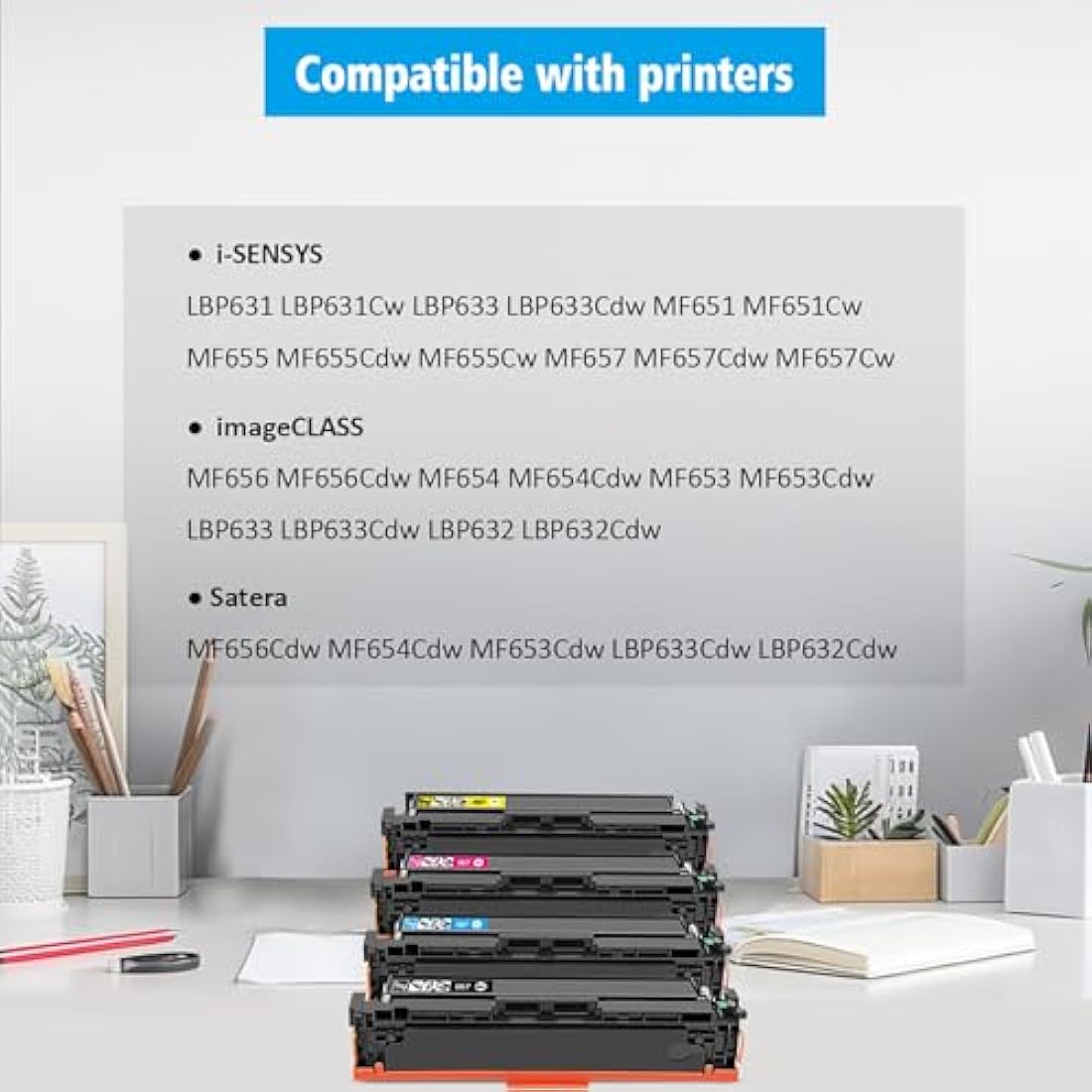 Jolof Store CRG-067 Compatible Toner Cartridges for Canon i-SENSYS MF657Cdw