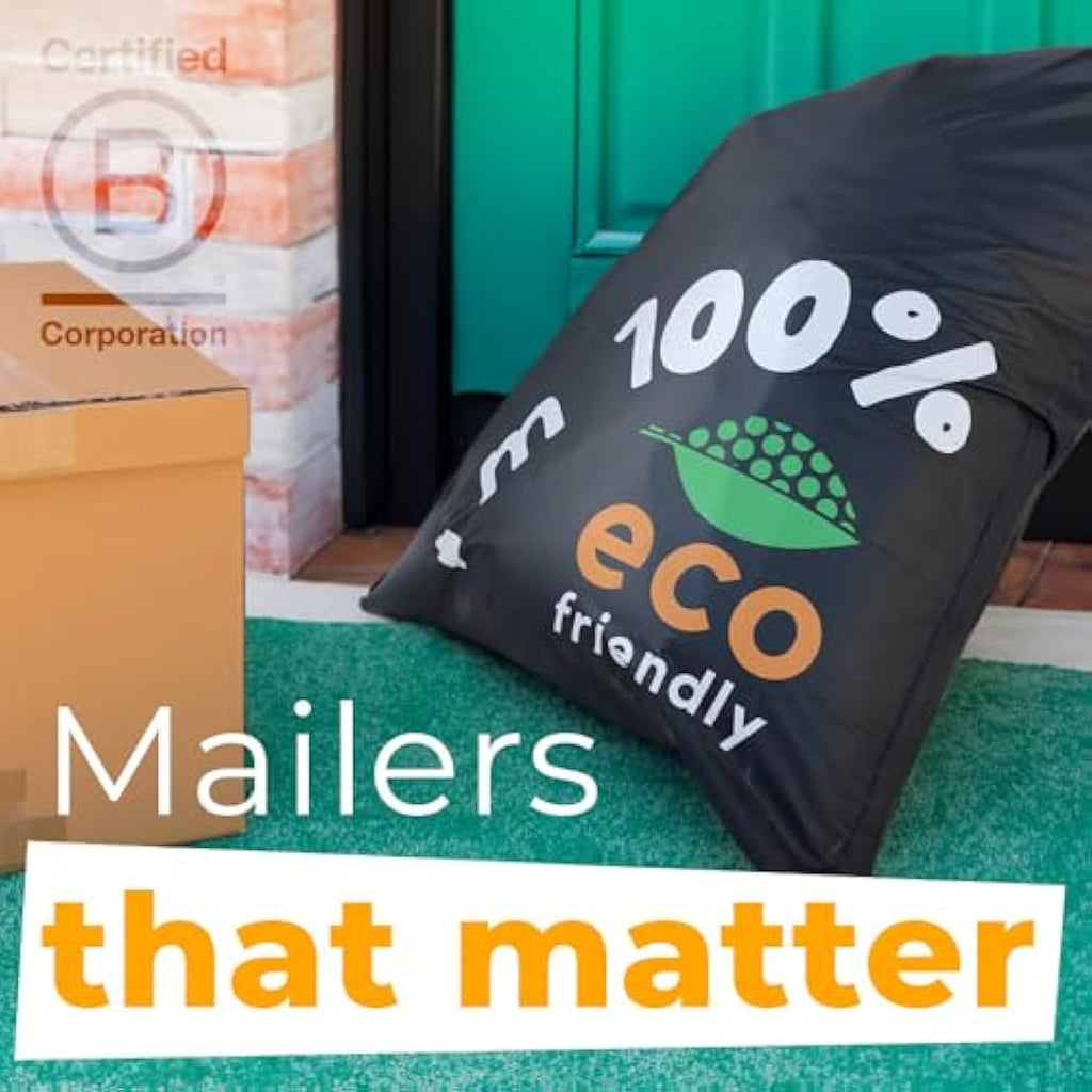 Simplelifeco Compostable Mailing Bags | Small 9x12" Eco Mailers (10 Pack)