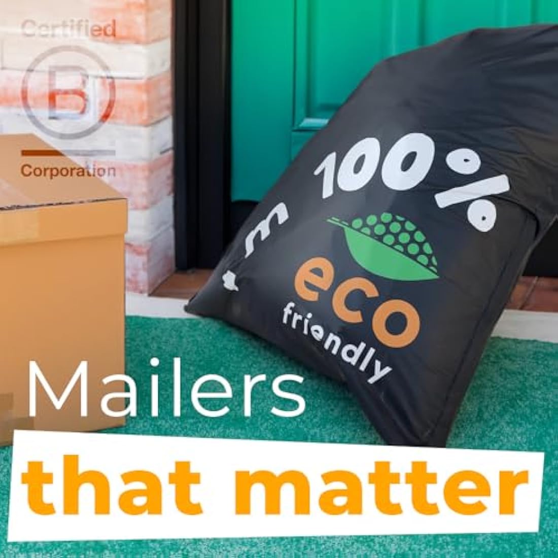 Simplelifeco Compostable Mailing Bags | 9x12" Eco Mailers | Pack of 25