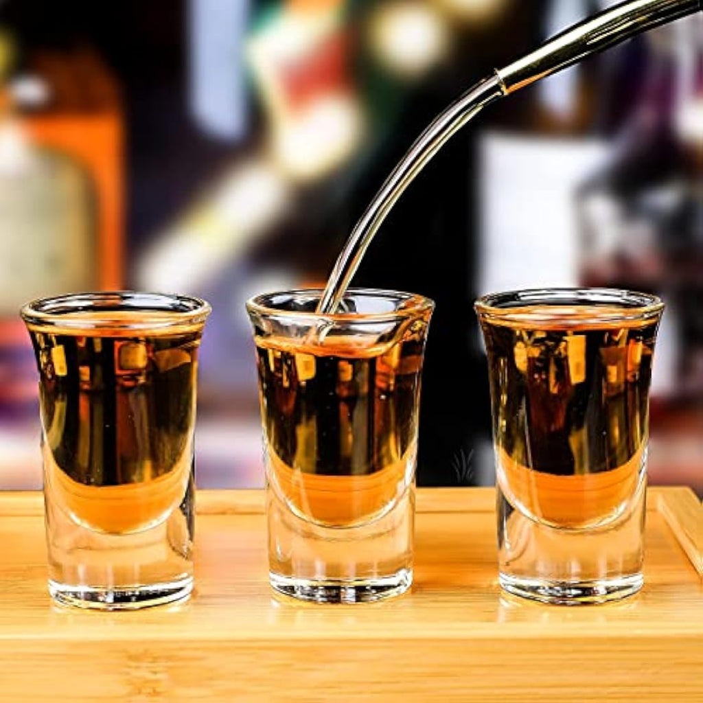 SuproBarware 36-Pack Shot Glasses – 1.2oz Heavy Base Clear Glass Set