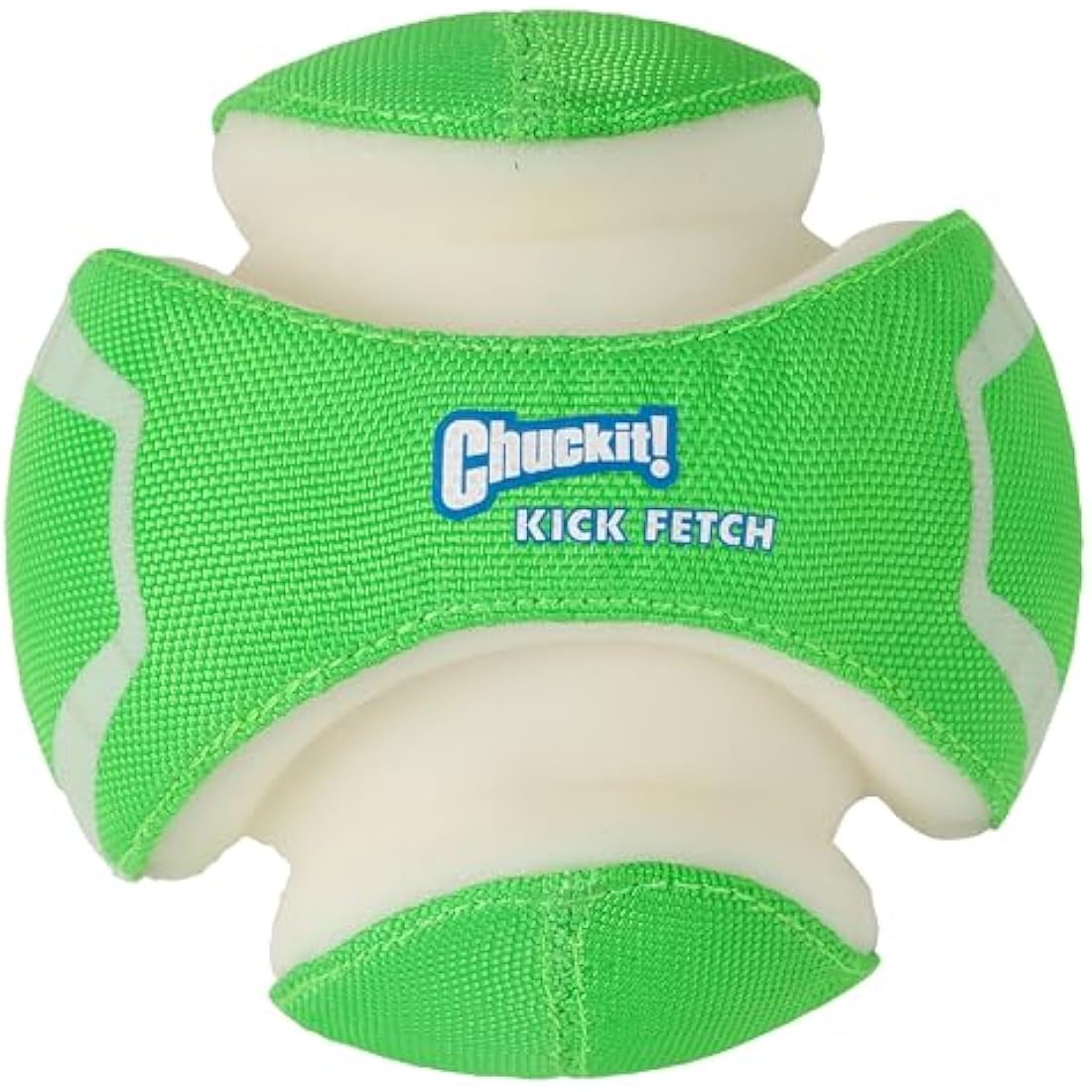 Chuckit! Max Glow Kick Fetch Ball - Durable Glow Dog Toy, Small
