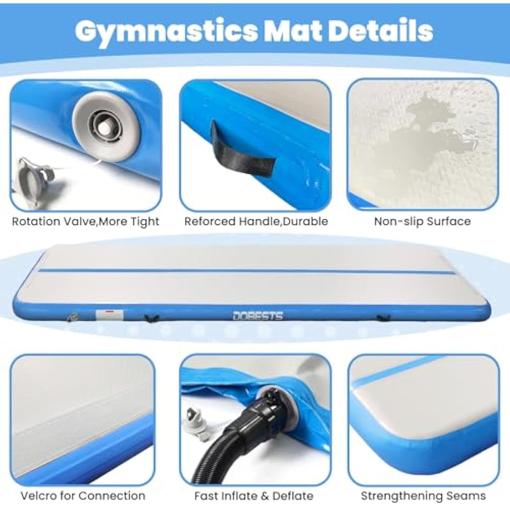 Inflatable Gymnastics Air Mat – Waterproof Tumble Track