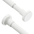 WELDUN 2-Pack Extendable Tension Rods | 48-67cm No Drill White Steel