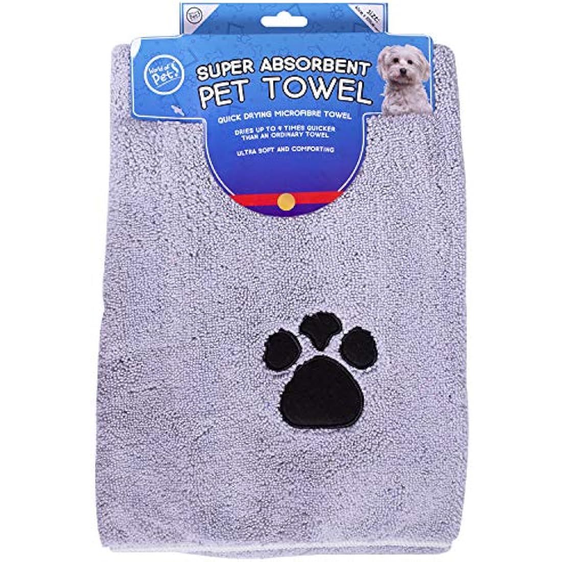 Jolof Store Microfibre Dog Towels – Super Absorbent & Quick Dry, 2 Pack
