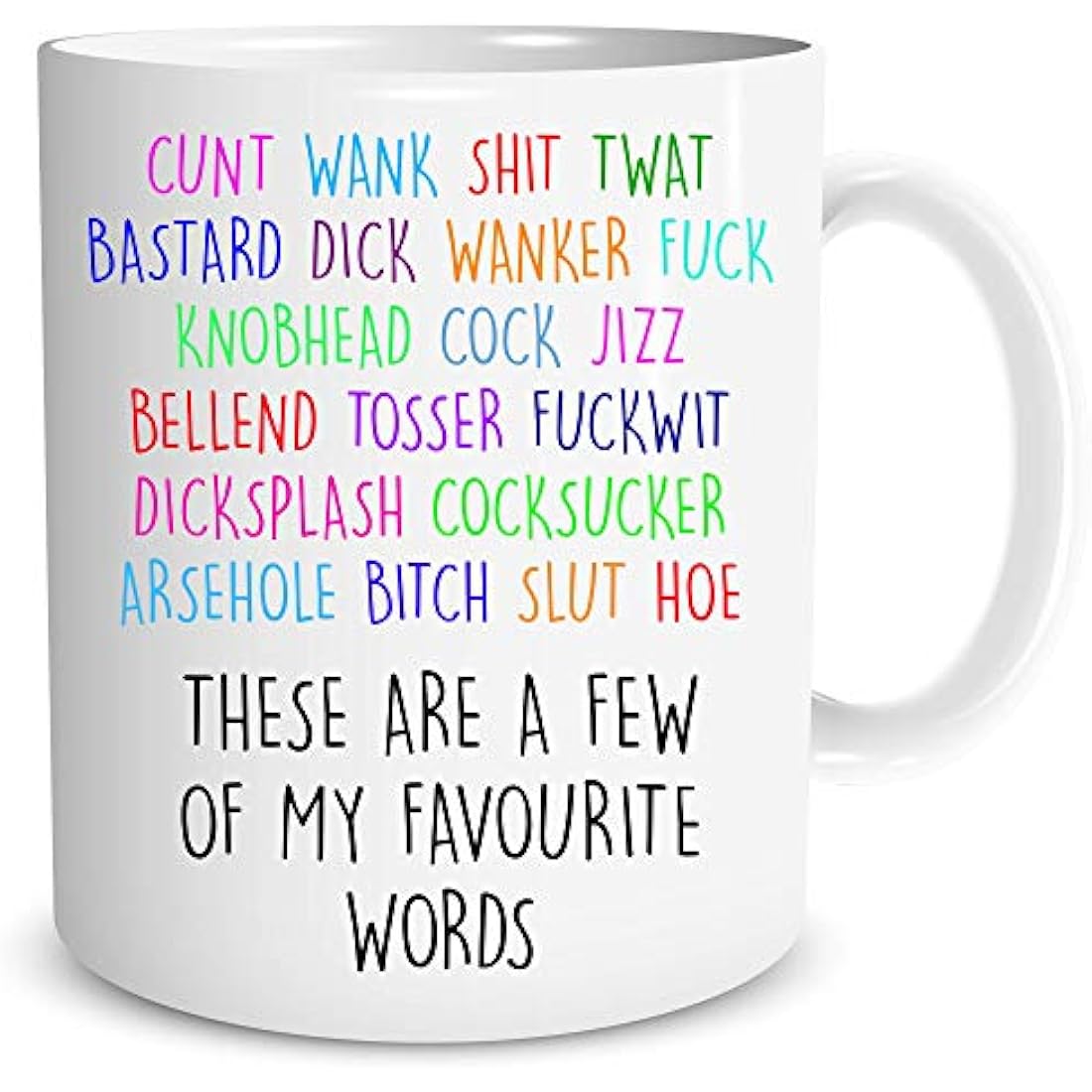 Jolof Store Funny Rude Swearing Coffee Mug | Adult Humour Novelty Gift