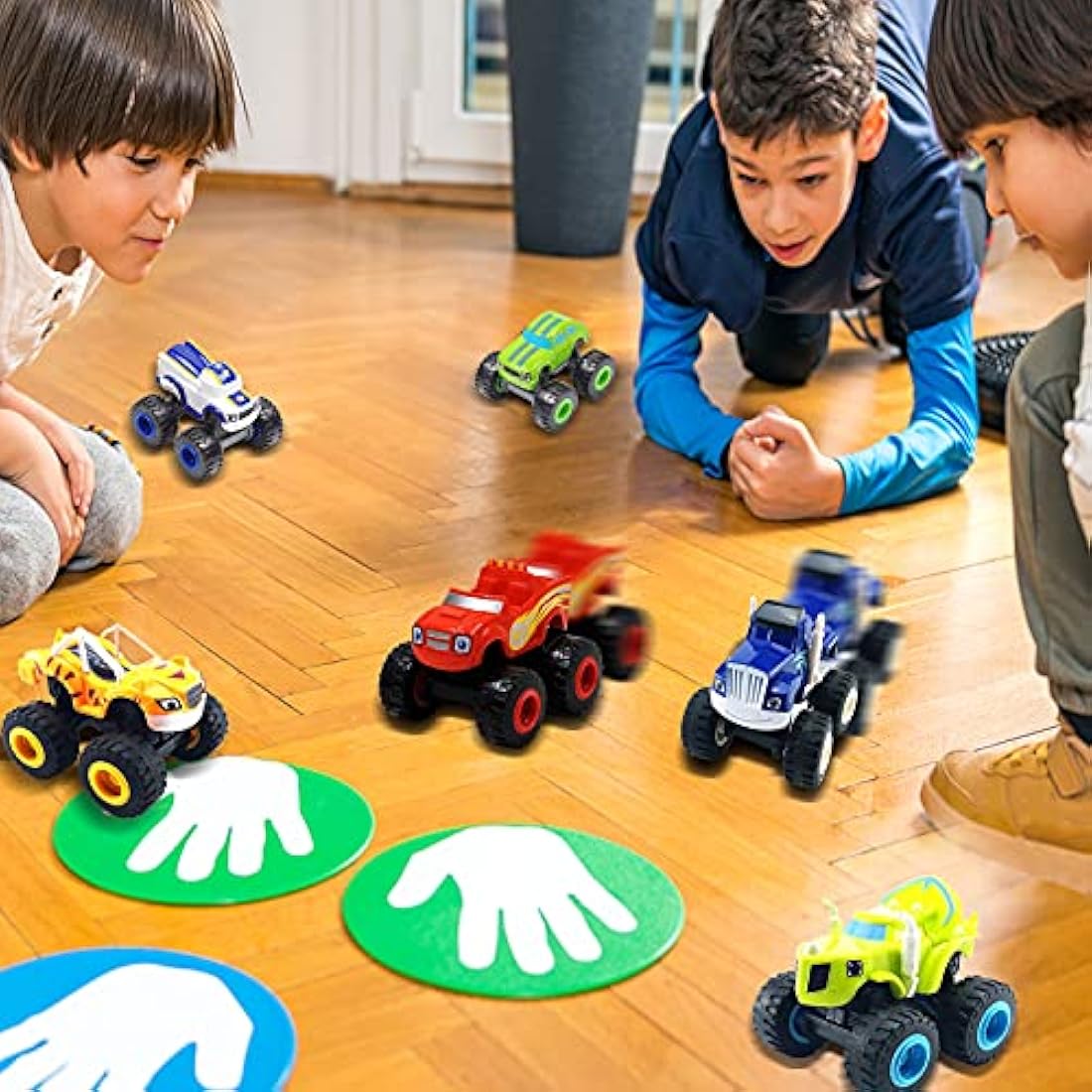VI AI Monster Truck Toy Cars – 6-Pack Die-Cast Metal Vehicles for Kids