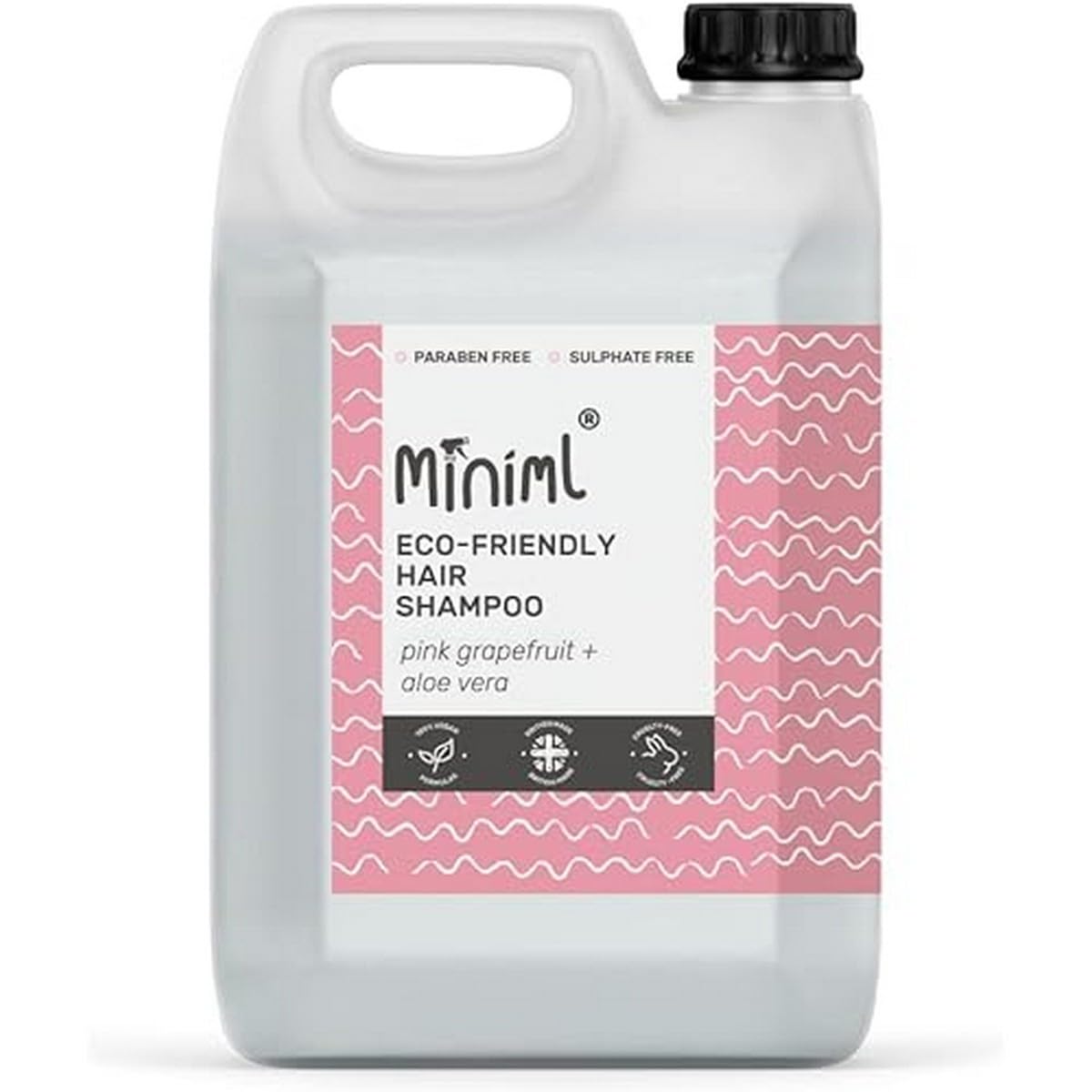 Miniml Pink Grapefruit & Aloe Vera Natural Shampoo – 5L Refill