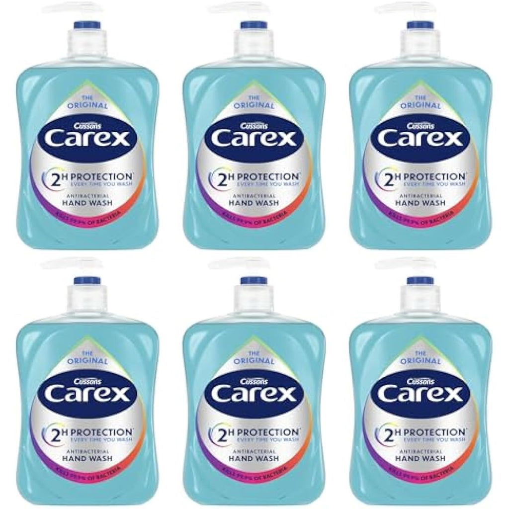 Carex Antibacterial Original Hand Wash – 500ml Bulk Pack of 6