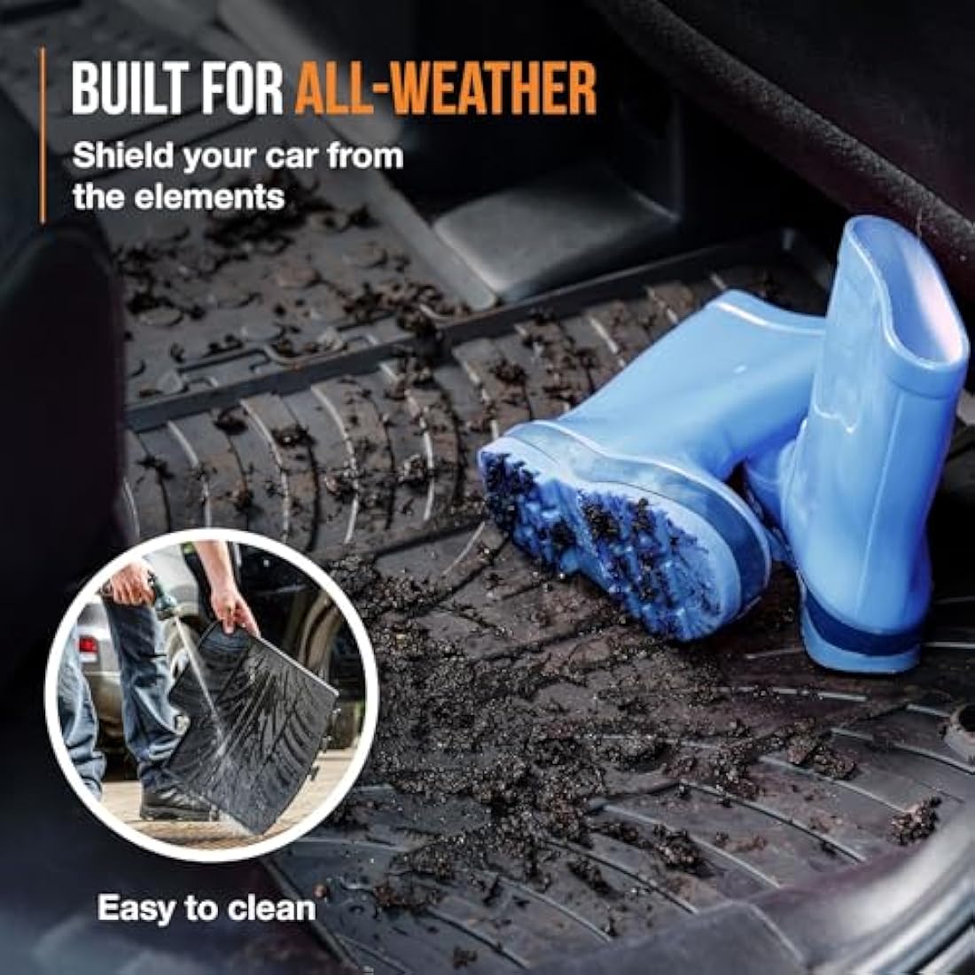 Travall Rubber Car Mats for BMW 2 Series (2014-2021) | Heavy Duty