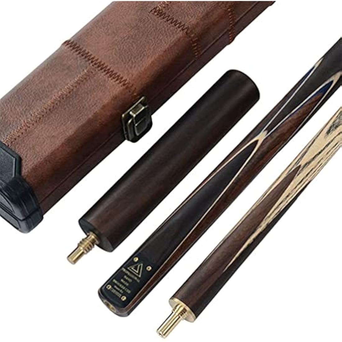 CUESOUL 57" 3/4 Jointed Rosewood Snooker Cue Set with Case | 9.5mm Tip