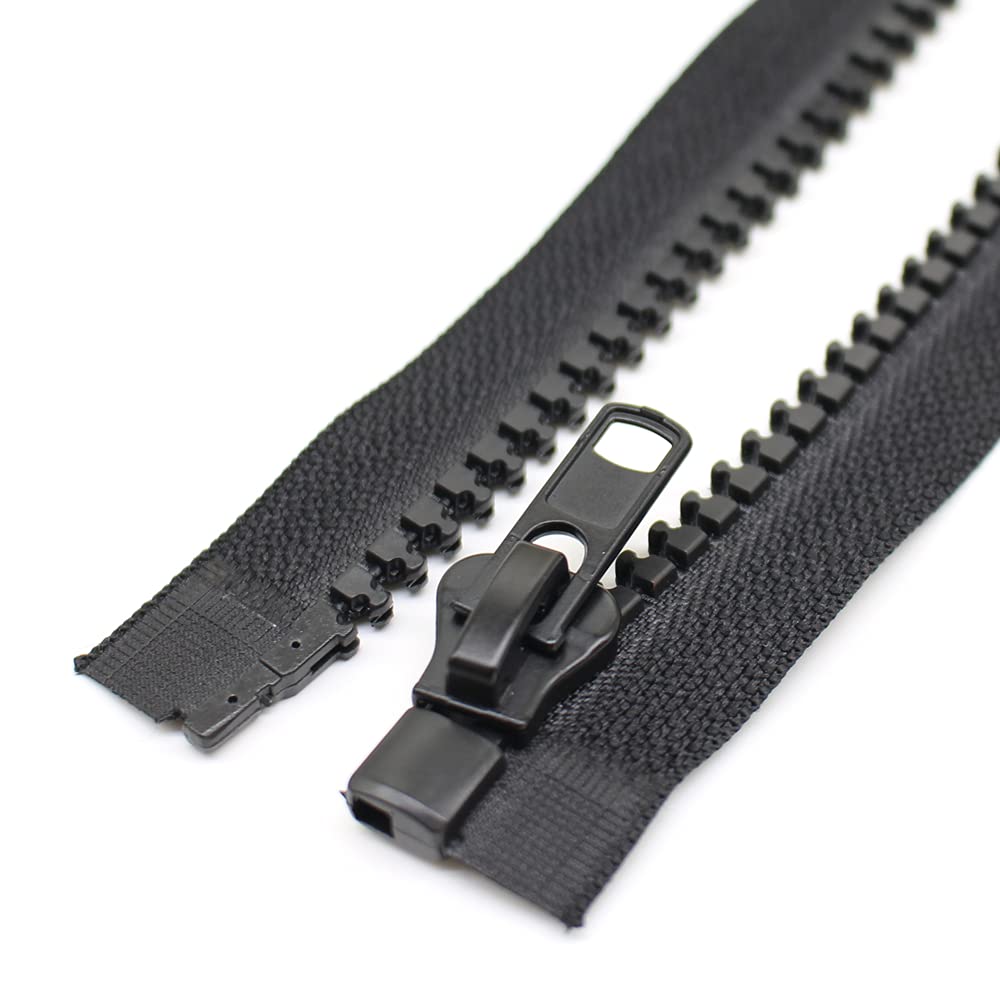 ByaHoGa Pack of 2 23 cm #10 Large Zip Plastic Separable RZ - image 4