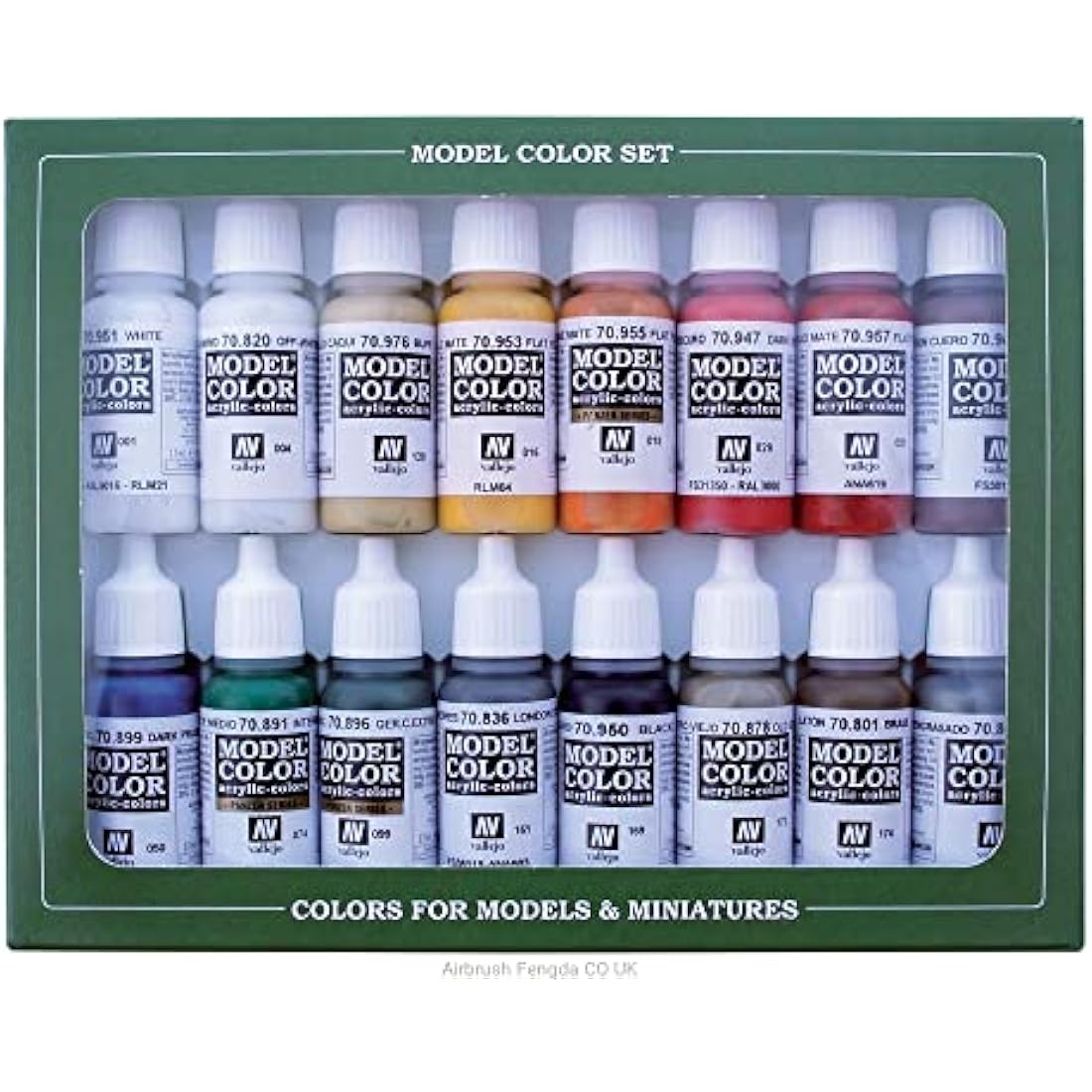 Vallejo Model Color Set – French & British Napoleonic Paint (16 Count)