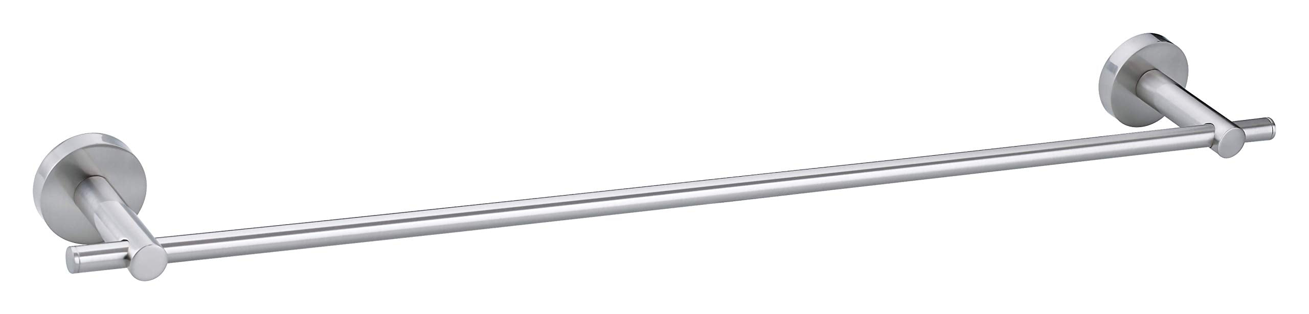 tesa Moon Wall Towel Holder – Stainless Steel Look, Self-Adhesive Rail