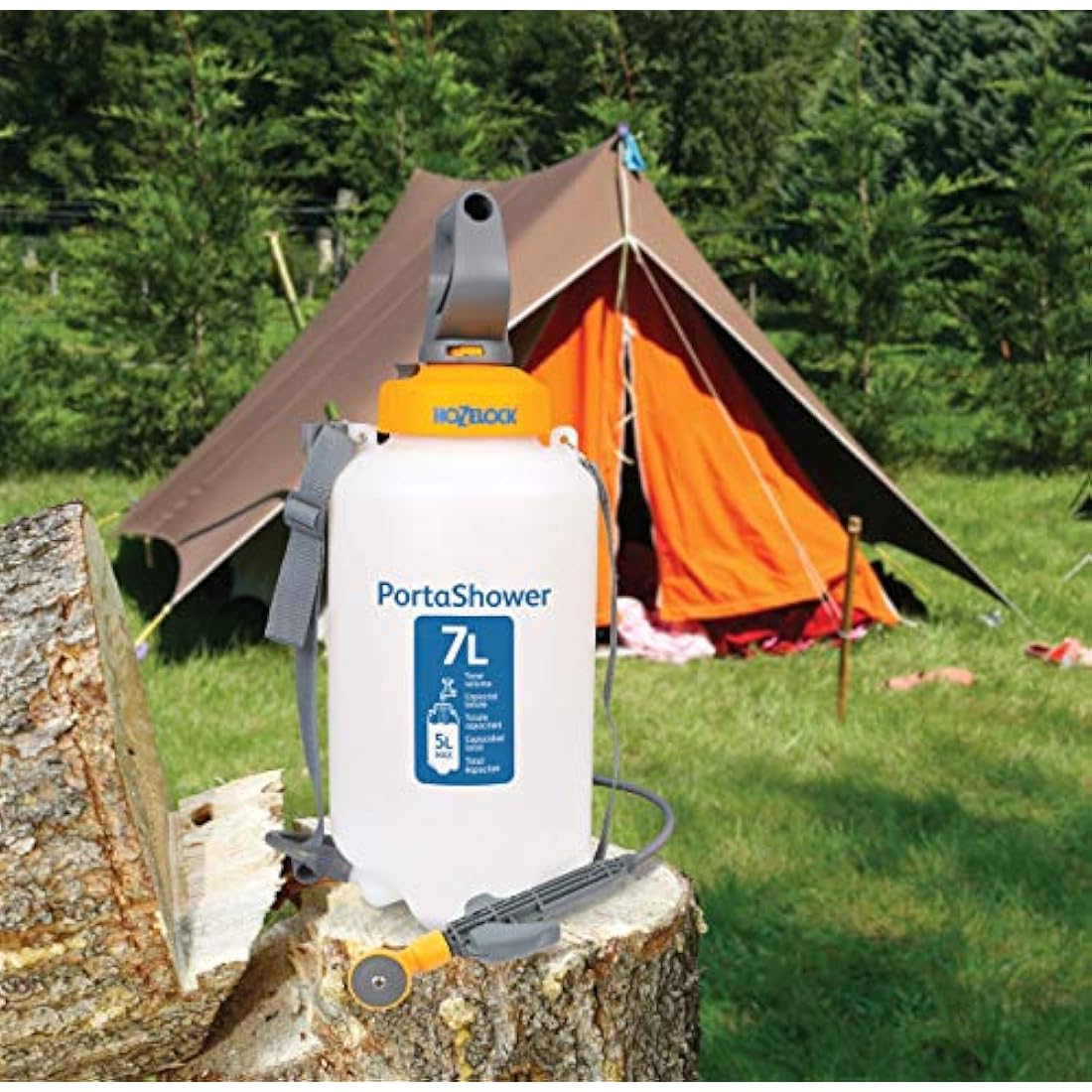 Hozelock 7L Portashower Pressure Sprayer | Portable Outdoor Shower