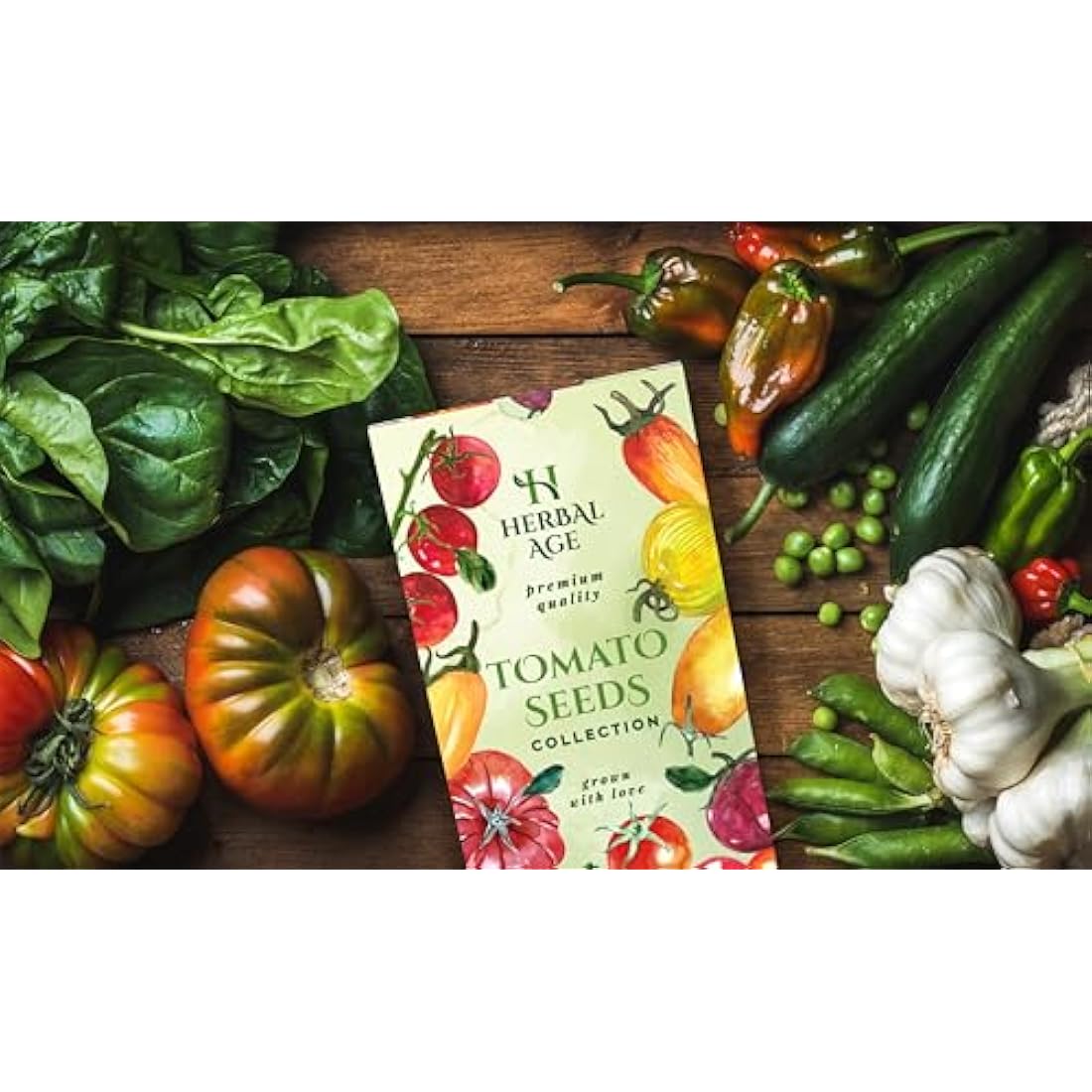 Grow Your Own Tomato Seeds Kit – 14 Heirloom Varieties