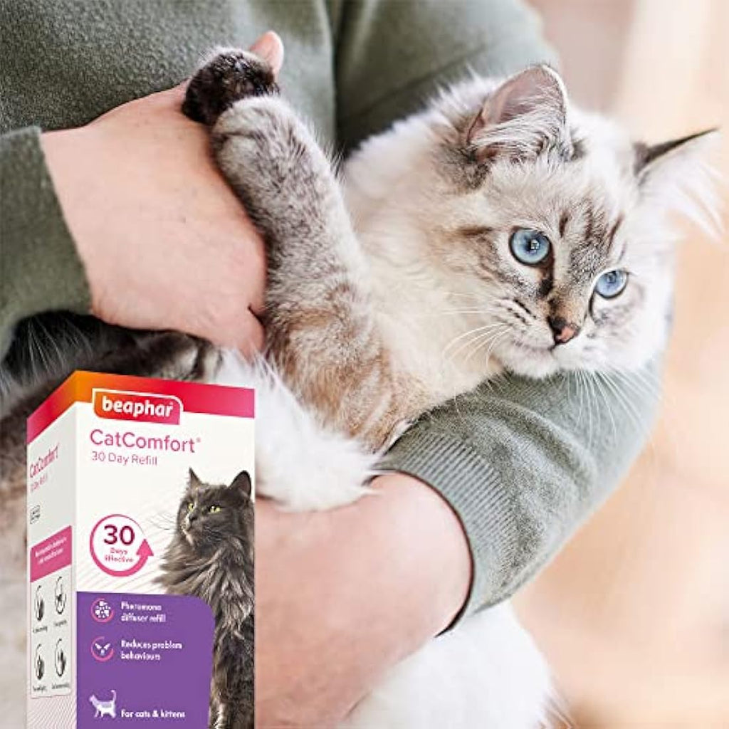 Beaphar CatComfort Calming Diffuser Refill | Pheromone Anxiety Relief