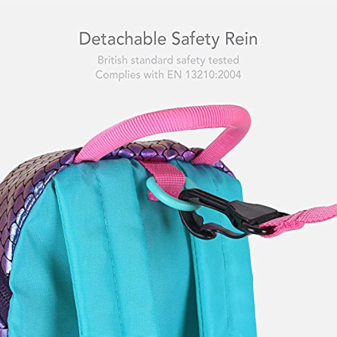 LittleLife Mermaid Toddler Backpack with Safety Rein & Harness
