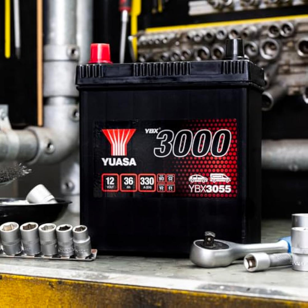 Yuasa YBX3055 12V 36Ah 330CCA Maintenance Free Car Battery
