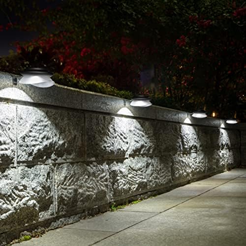 AVEKI 9 LED Solar Fence Gutter Lights – Waterproof Outdoor Security (6 Pack)