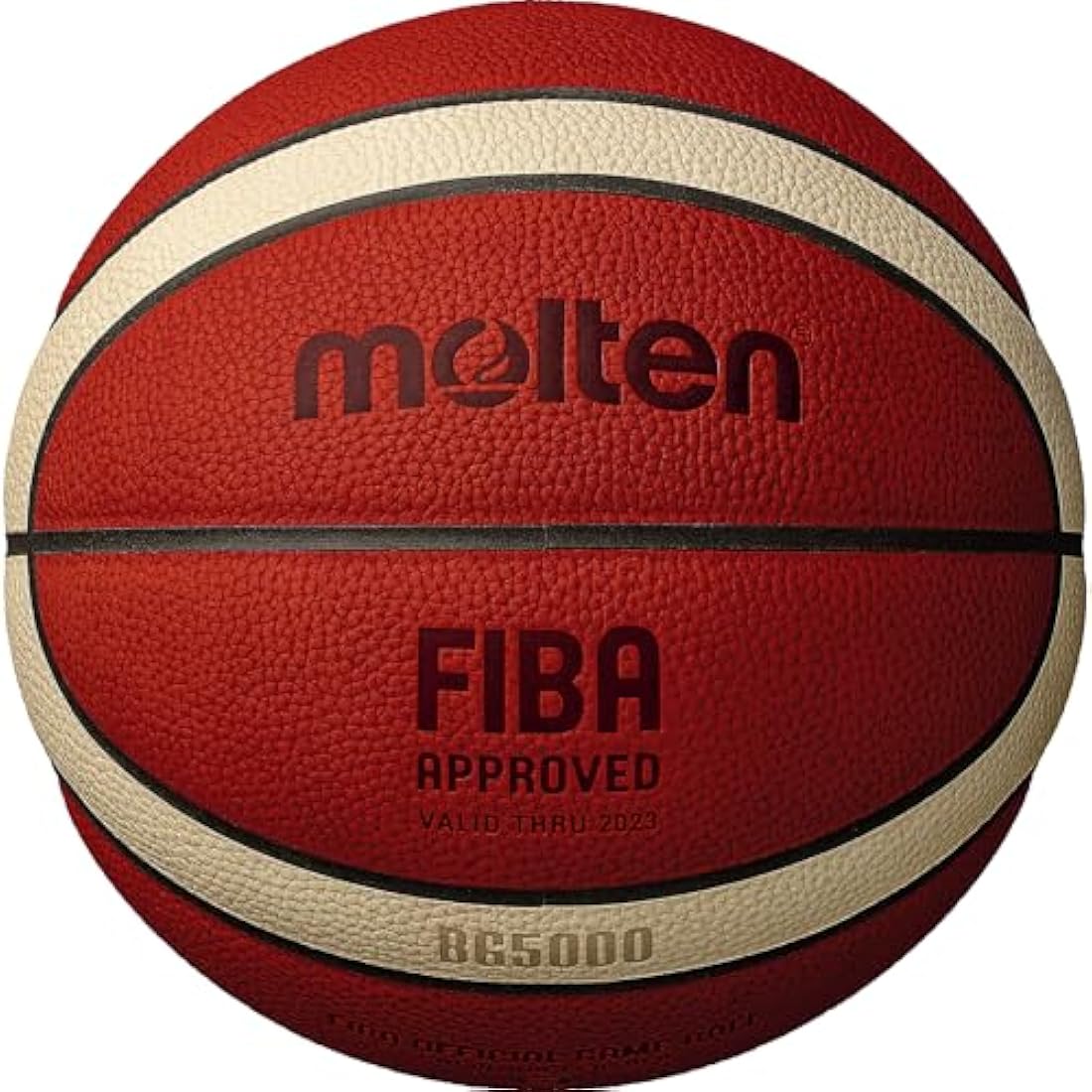 Molten BG5000 Basketball – Official FIBA Game Ball – Premium Real Leather