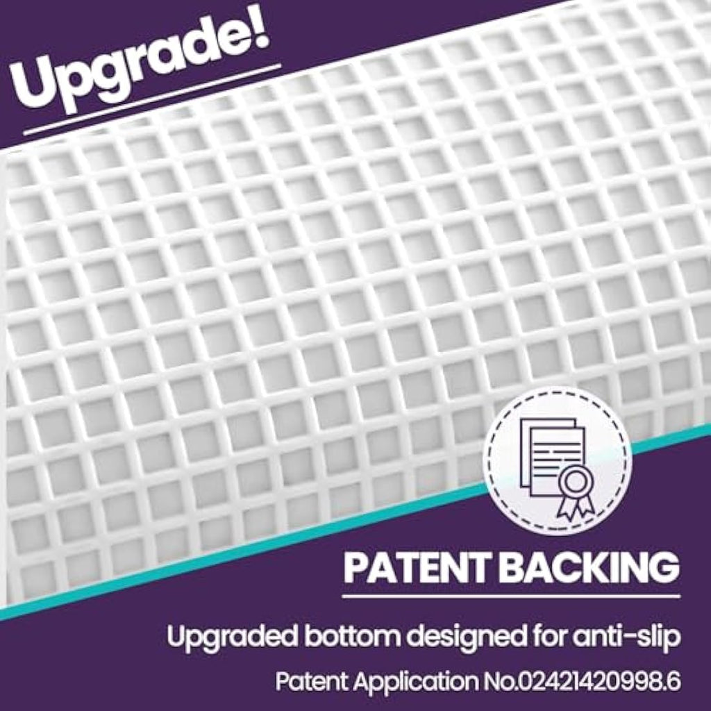 DEXI Bath Mat – 61x92cm Non-Slip Absorbent Microfibre Bathroom Rug