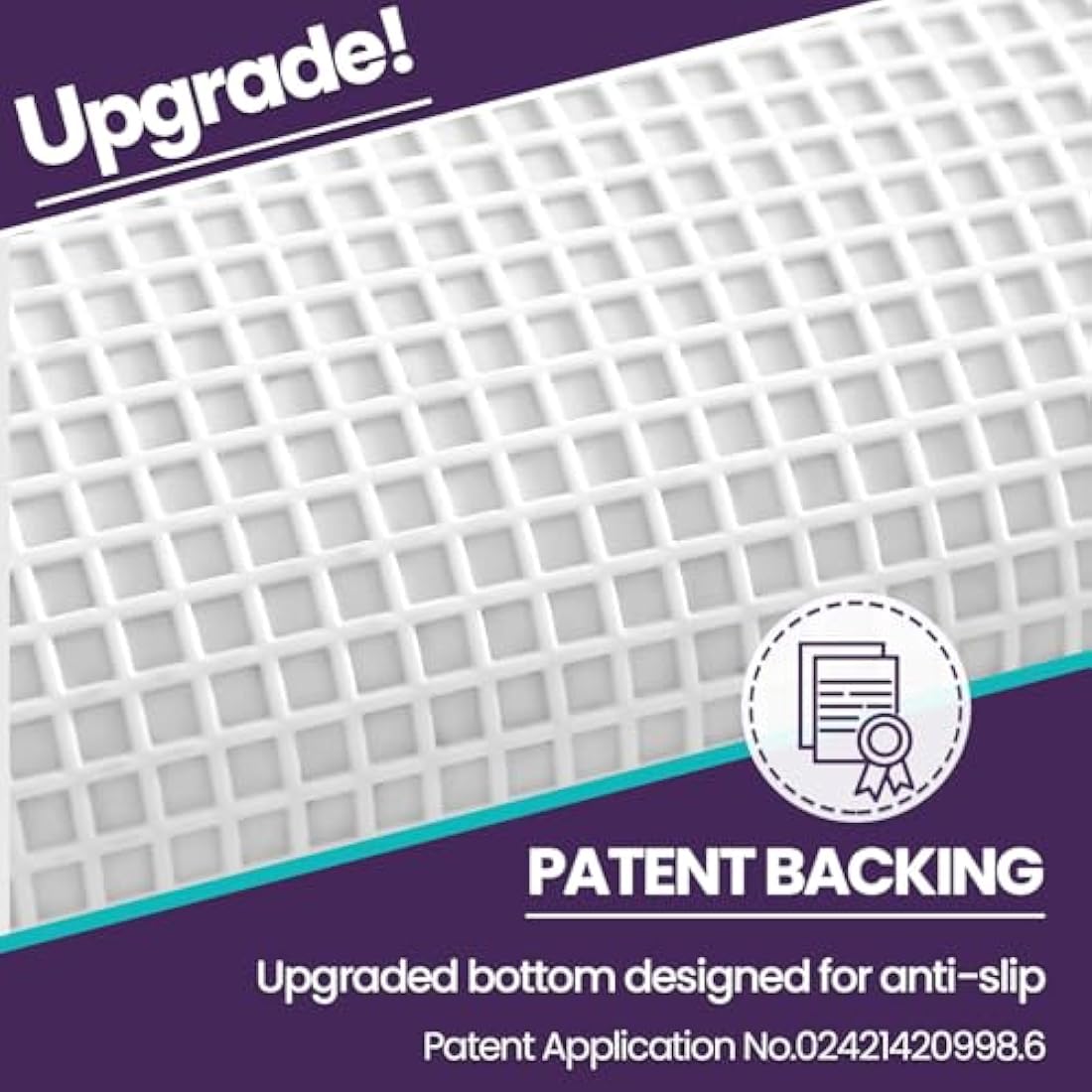 DEXI Bath Mat – 61x92cm Non-Slip Absorbent Microfibre Bathroom Rug