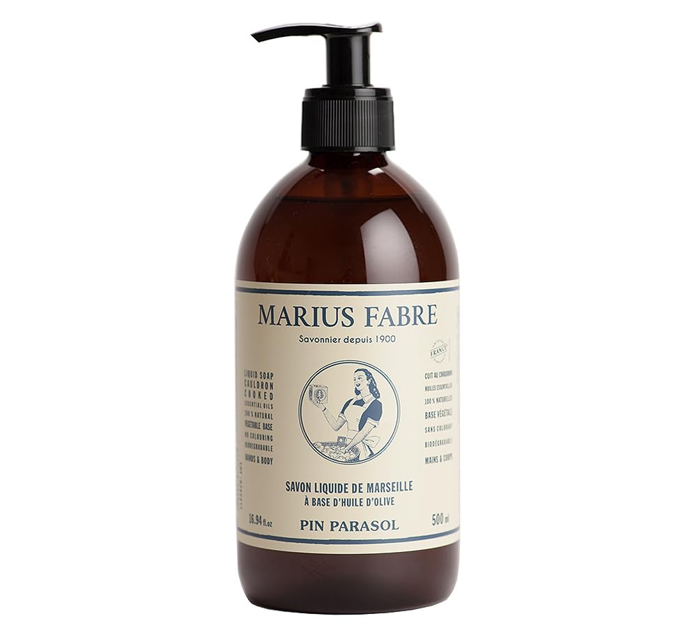 Marius Fabre Savon de Marseille Liquid Soap – Natural Pine – 500ml