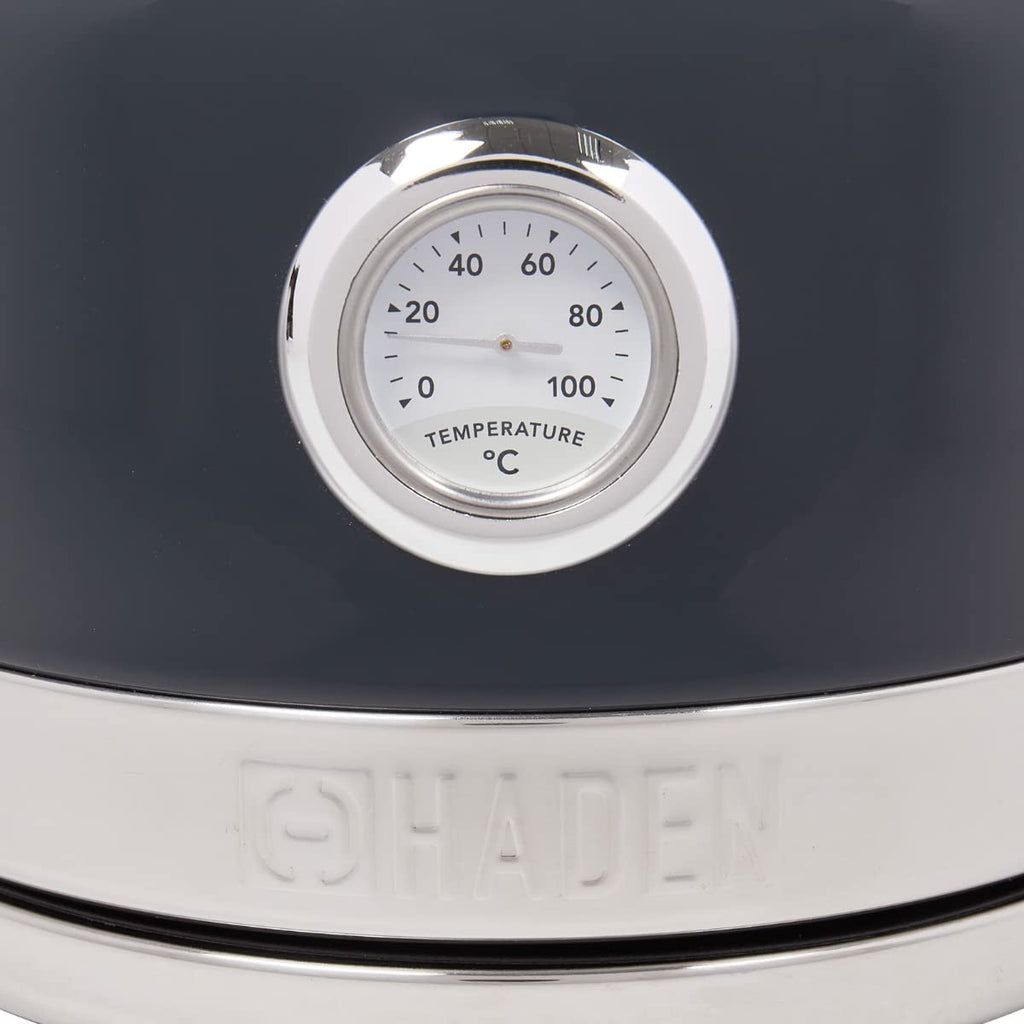 Haden Jersey Electric Kettle – 1.5L Rapid Boil Stainless Steel, Blue