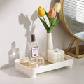 Resin Vanity Tray – Rectangle Bathroom Cosmetic Organizer