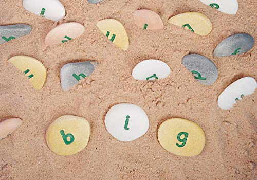 Yellow Door Alphabet Pebble Word-Building Set | 50 Lowercase Stones