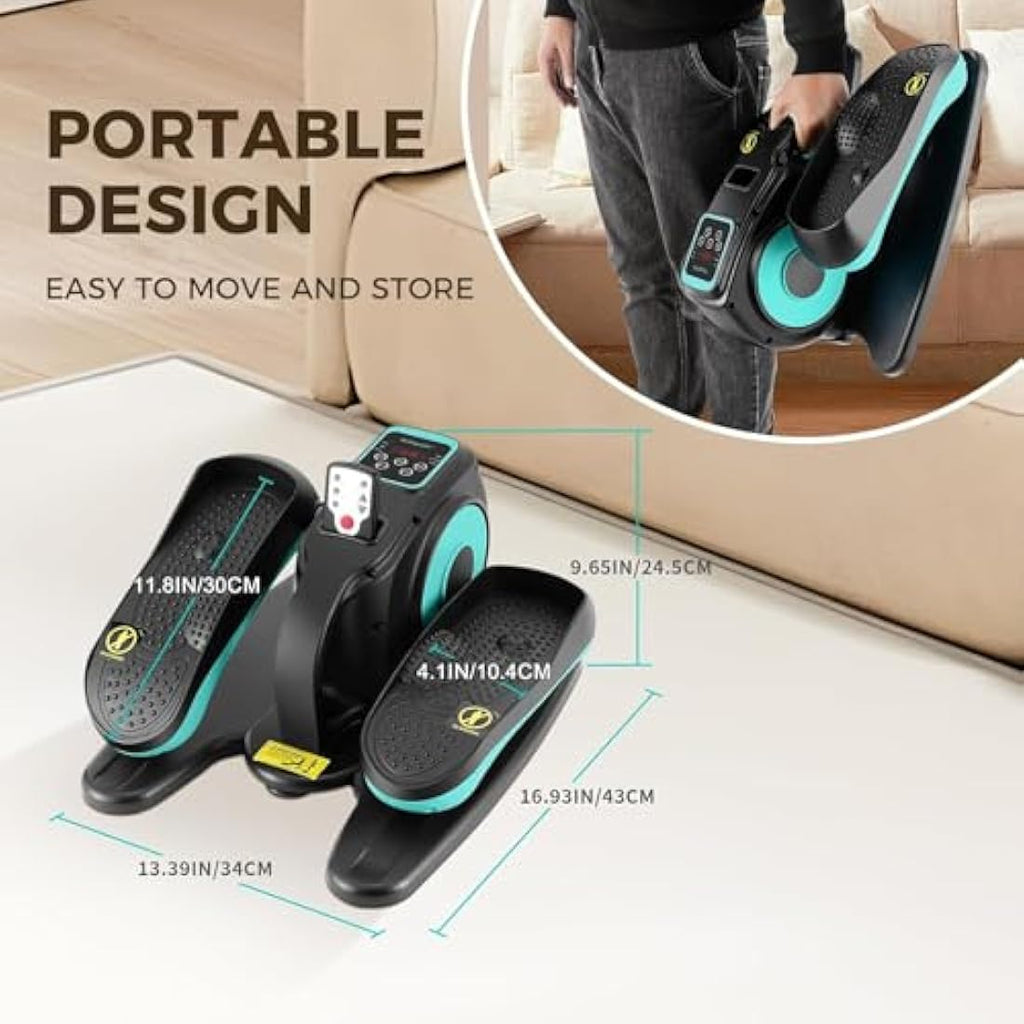 Rollingsurfer Under Desk Elliptical - Electric Seated Pedal Leg Exerciser