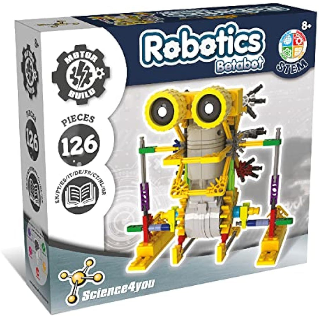 Science4you Betabot Robotics Kit – 126-Piece STEM Robot Building Toy