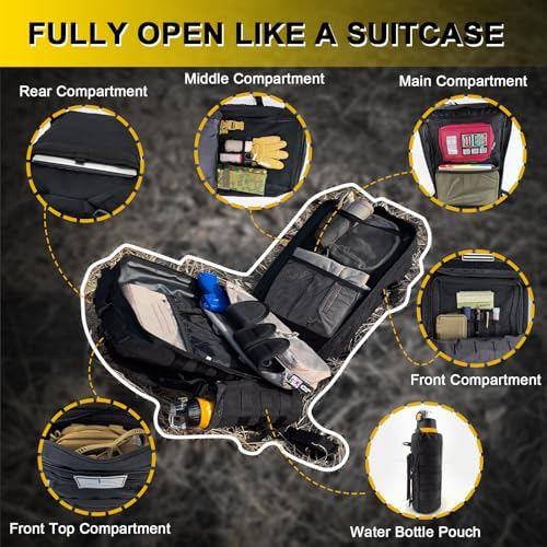 Hannibal Tactical Military Backpack | Heavy-Duty Molle Hiking Rucksack