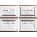 Jolof Store Unscented Goats Milk Soap - 4 x 100g for Sensitive Skin