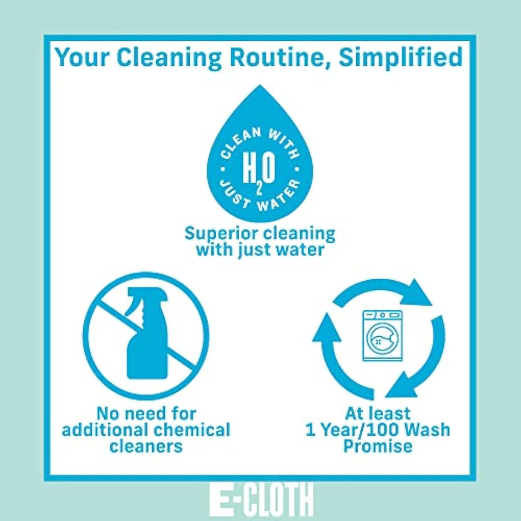E-Cloth Reusable Microfiber Cleaning Cloths – 4 Pack Kitchen Towels