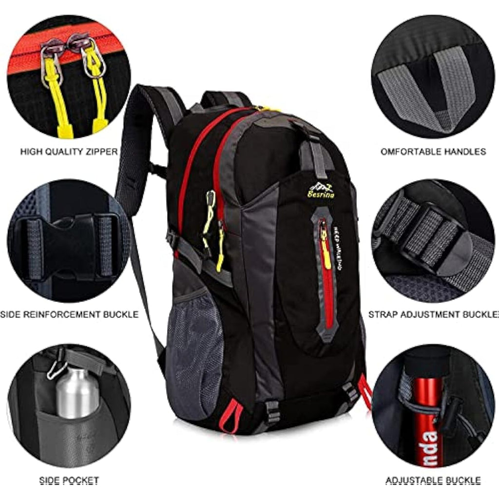 40L Hiking Backpack – Lightweight Water-Resistant Daypack