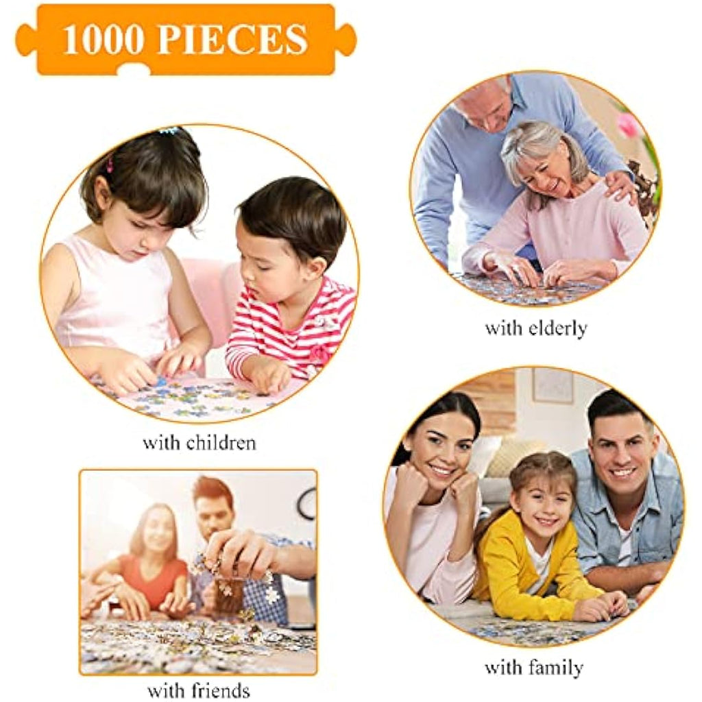 Jolof Store Giethoorn Village 1000 Piece Jigsaw Puzzle for Adults