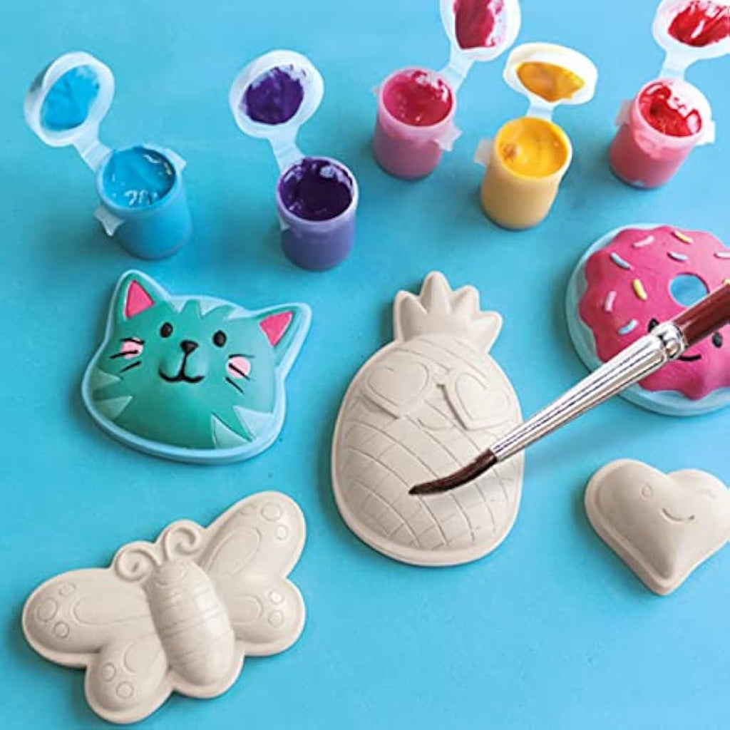 SES Creative Happy Figures Plaster Casting and Painting Kit for Kids