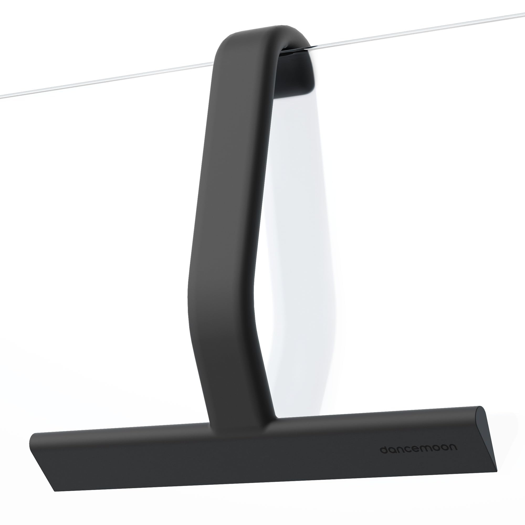 dancemoon Silicone Shower Squeegee with Built-in Hook, 25cm - Black