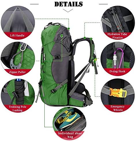 Jolof Store 60L Waterproof Hiking Backpack | Lightweight Foldable Daypack