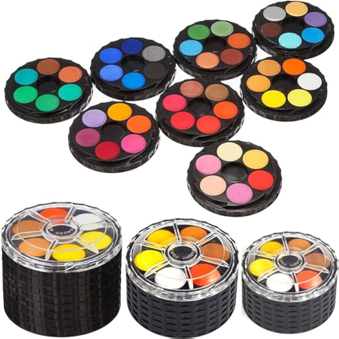 KOH-I-NOOR Round Water Colour Paint Set – 36 Vibrant Artist Pans