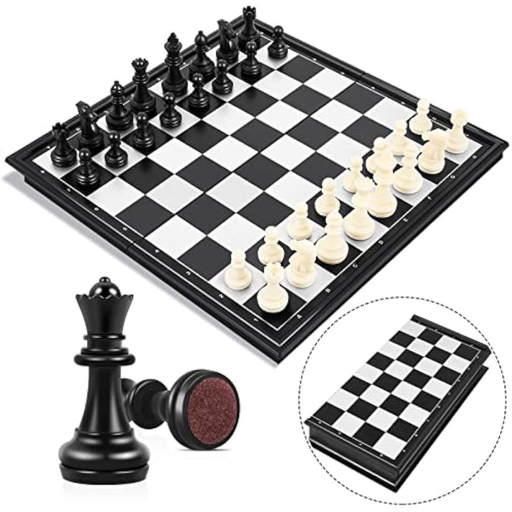 Peradix Magnetic Travel Chess Set | Portable Folding Board Game for Kids