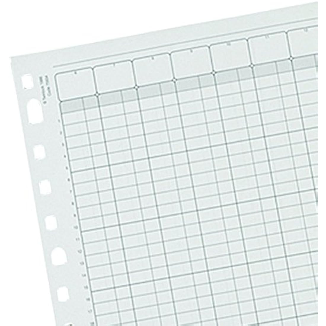 Rexel Twinlock Variform V8 Cash Refill Sheets, 10 Columns - 75 Pack