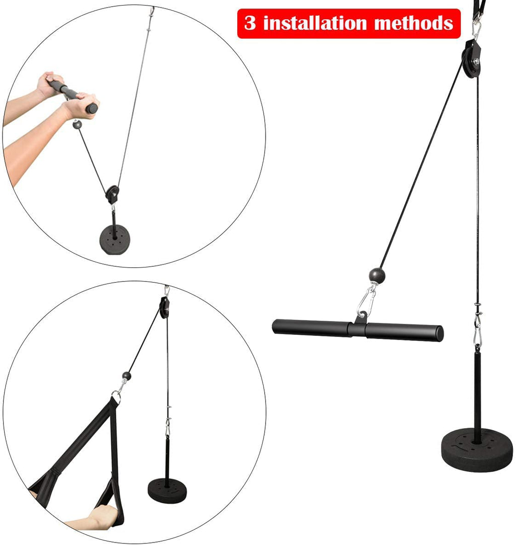 Jolof Store LAT Pulley System - Home Gym Cable Pulldown Set