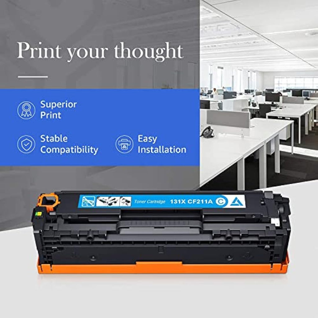 STAROVER Compatible HP 131X 131A Toner Cartridges - 4-Pack Color Set