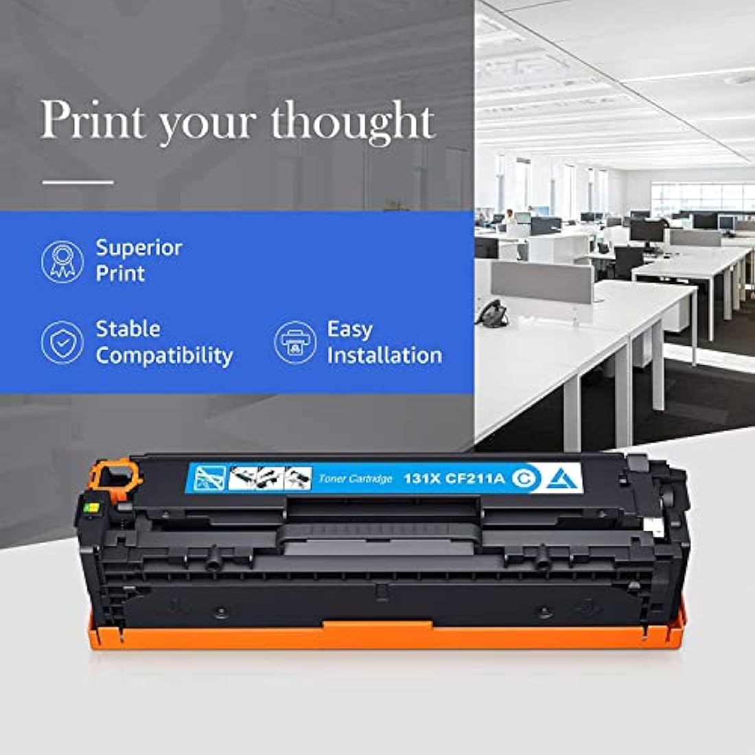 STAROVER Compatible HP 131X 131A Toner Cartridges - 4-Pack Color Set
