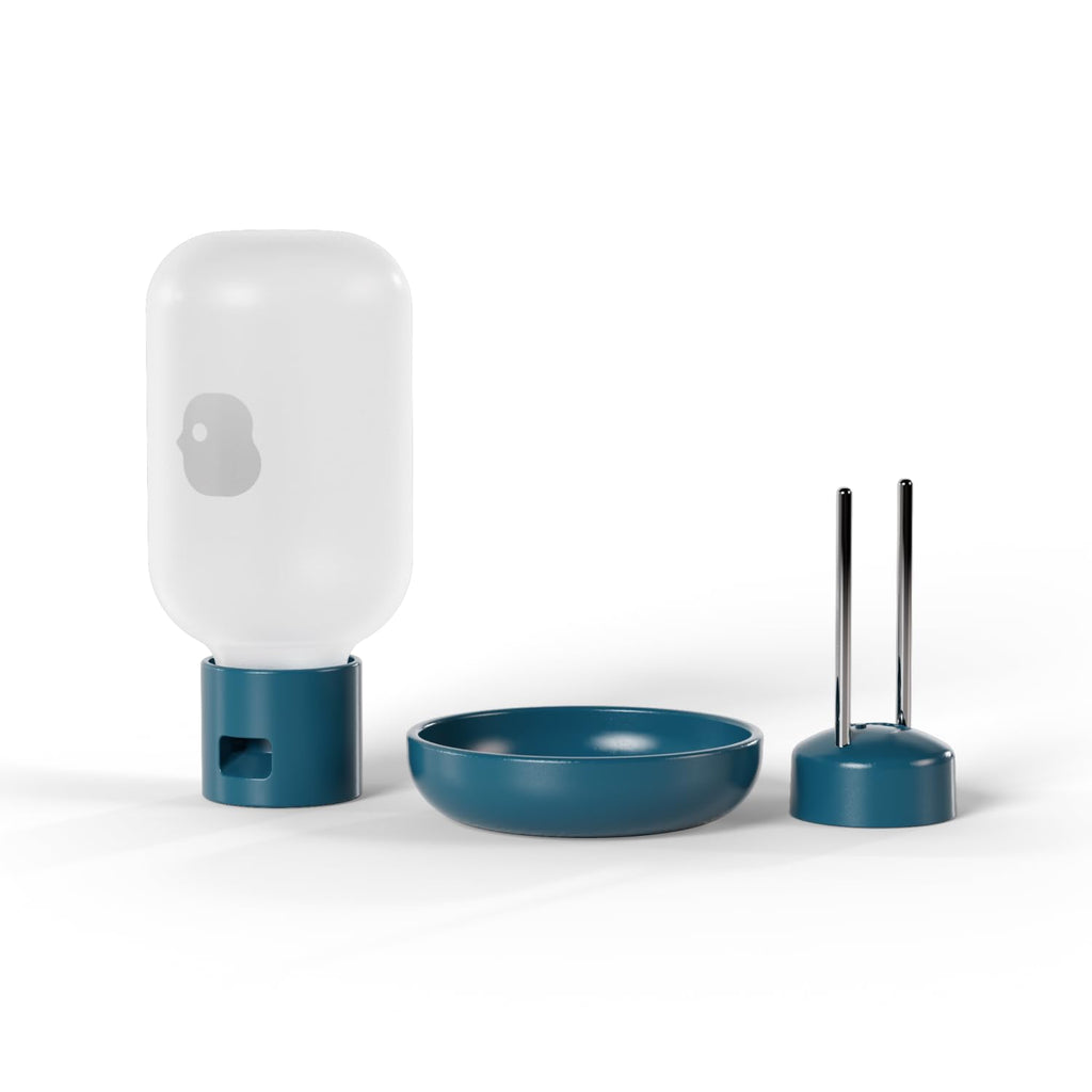 Bird Buddy 3-in-1 Nutrition Set | Water Fountain, Fruit Spike & Jelly Tray